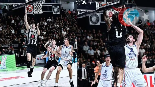 Beşiktaş ve Anadolu Efes Arasında Kıyasıya Mücadele