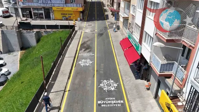 Aydın'ın Efeler İlçesinde Yol ve Kaldırım Çalışmaları Tamamlandı