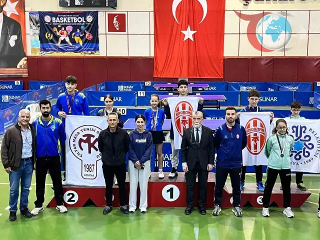 Adana'daki Masa Tenisi Turnuvasında Muğla’nın Yıldızları Sahne Aldı