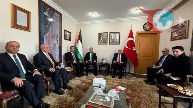 Ankara'da Filistin Dayanışması: BBP Lideri Destici'den Büyükelçiye Ziyaret