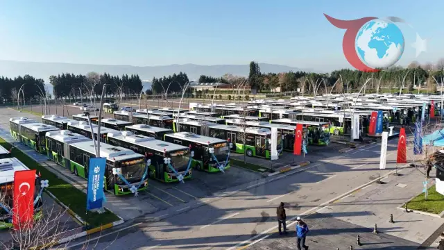 Kocaeli'nin Gençleşen Toplu Taşıma Filosu: 68 Yeni Otobüs Hizmete Alındı