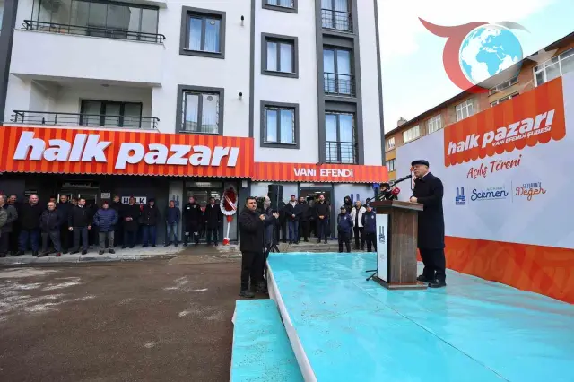 Erzurum'da Halk Pazarı Ağını Genişletiyor: Onuncu Şube Açıldı