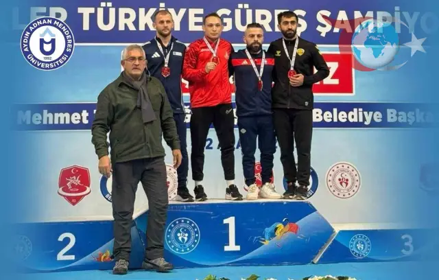 Gaziantep'te Tarihi Zafer: ADÜ'lü Güreşçi Türkiye Şampiyonu Oldu