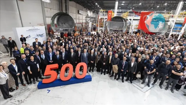 TUSAŞ, Airbus İçin 500. Gövde Teslimatını Tamamladı