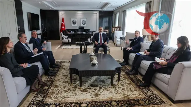 Ankara'da Kritik Buluşma: Bakan Fidan, Önemli İsimlerle Görüştü