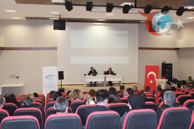 Aydın SGK'da Kadına Yönelik Şiddetle Mücadele Eğitimi