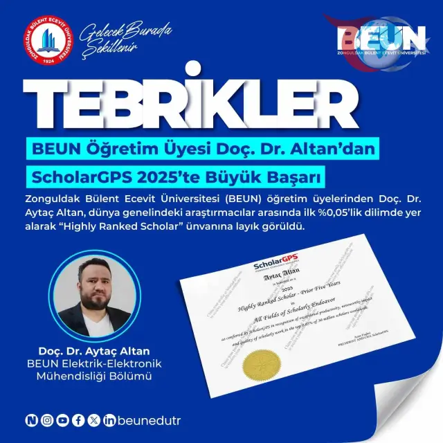Zonguldak Bülent Ecevit Üniversitesi'nden Dünya Çapında Akademik Başarı