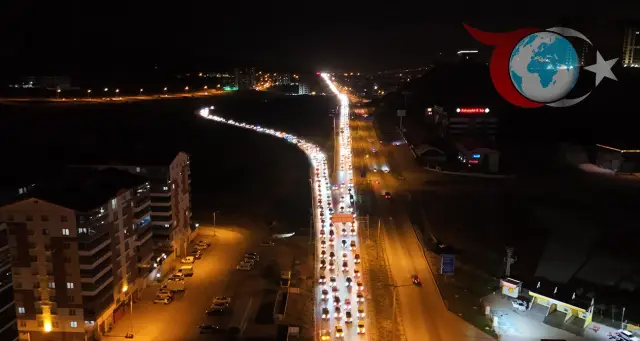 Yoğun Trafik Kırıkkale'de Durma Noktasına Geldi