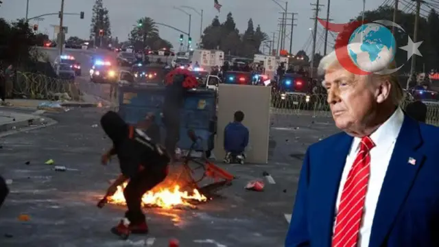 Trump'tan Protestolara Sert Mesajlar