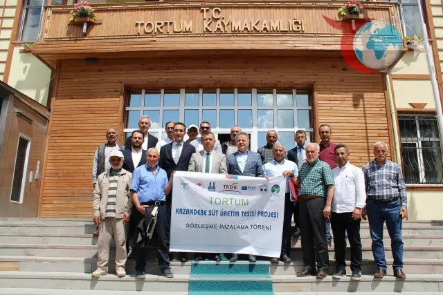 Erzurum Tortum'da Kırsal Kalkınma İçin Dev Yatırım: Süt Üretim Tesisi Kuruluyor