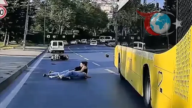 İstanbul'da Peş Peşe Yaşanan Motosiklet Kazaları