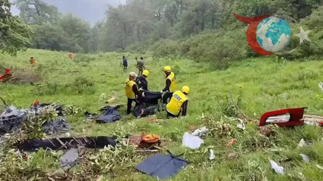 Uttarakhand'da Helikopter Kazası: Kedarnath Tapınağı Dönüşü Felaketi
