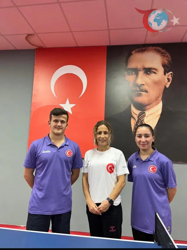 Sinoplu Masa Tenisi Sporcuları Ostrava'da Türkiye'yi Temsil Edecek