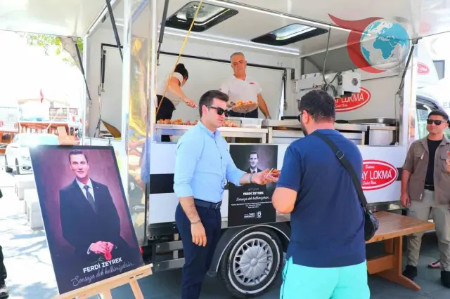 Bodrum'da Merhum Ferdi Zeyrek İçin Anlamlı Lokma Hayrı