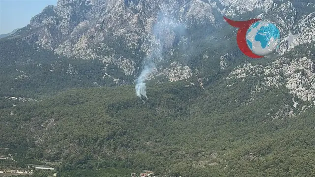 Antalya'da Orman Yangını: Beydağları Milli Parkı'nda Alevler Yükseliyor