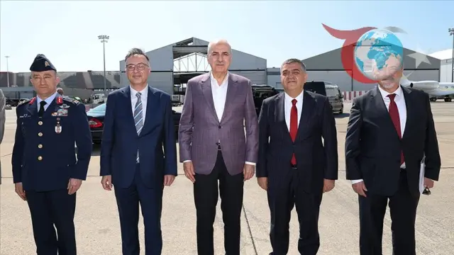 TBMM Başkanı Kurtulmuş Brüksel'de Temaslarda Bulunuyor