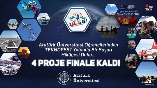 Atatürk Üniversitesi Bilgisayar Mühendisliği Öğrencilerinden TEKNOFEST Başarısı