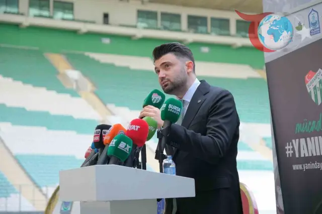 Bursaspor Başkanı Enes Çelik'ten Sponsorlara Sert Mesaj
