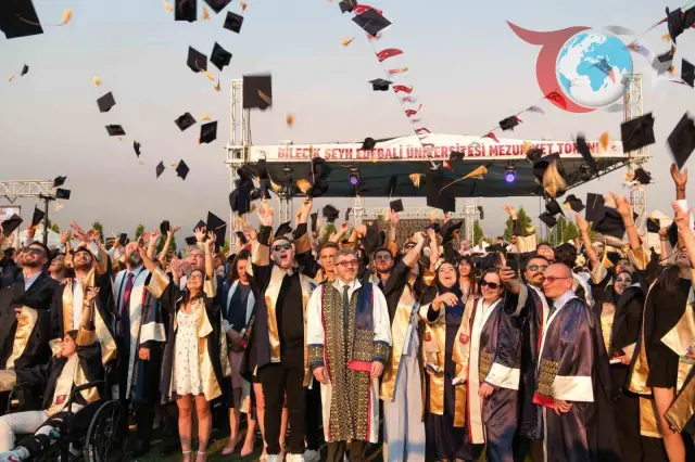 Bilecik Şeyh Edebali Üniversitesi'nde Coşkulu Mezuniyet Töreni