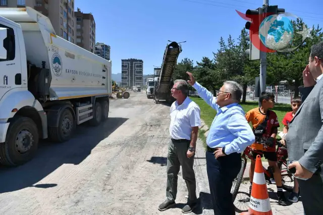Kayseri'de Seher Bulvarı Yenileme Çalışmalarıyla Ulaşım Kalitesi Artıyor