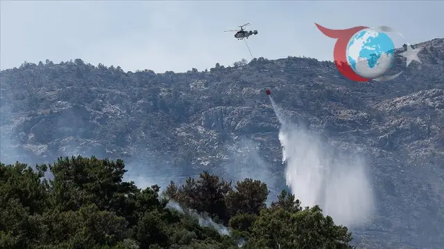 Yunanistan'da Orman Yangınları Alarm Seviyesinde: Halkidiki ve Girit'te Müdahale Sürüyor