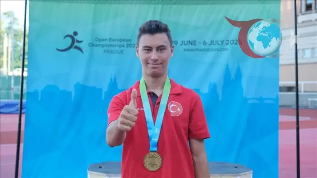 Türk Sporcu Muhammed Eren Uysal Prag'da Büyük Başarı Elde Etti