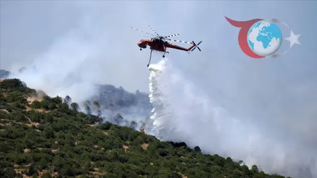Türkiye'nin Farklı Bölgelerinde Orman Yangınları İle Mücadele Devam Ediyor