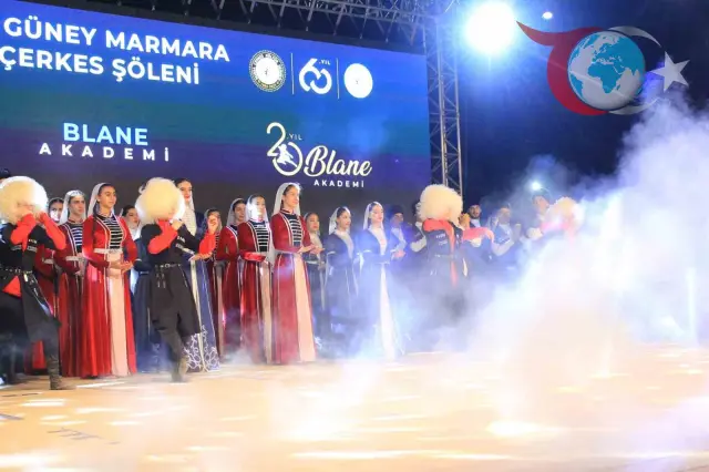 19. Güney Marmara Çerkes Şöleni Coşkuyla Kutlandı