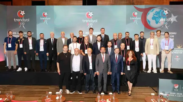 TFF Trendyol 1. Lig 2025-2026 Sezonu Fikstür Çekimi Gerçekleştirildi