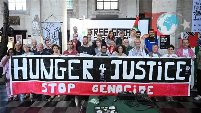 Belçika'da Filistin İçin Açlık Grevi: Gent'te Aktivistler Harekete Geçiyor