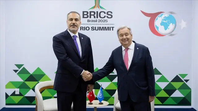 BRICS Zirvesi'nde Kritik Buluşma: Bakan Fidan ve Guterres Rio de Janeiro'da Bir Araya Geldi