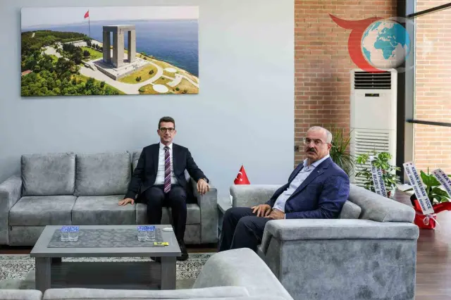 Çanakkale Valisi’nden Ezine Kaymakamı’na Ziyaret