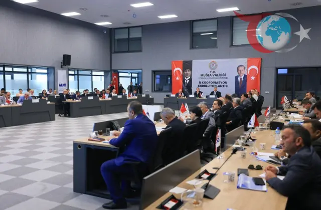 Muğla İl Koordinasyon Kurulu Toplantısında Kamu Yatırımları Masaya Yatırıldı
