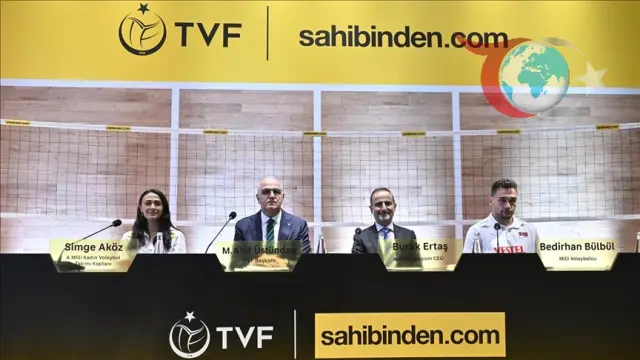 İstanbul'da Türkiye Voleybol Federasyonu ve Sahibinden.com İş Birliği Töreni