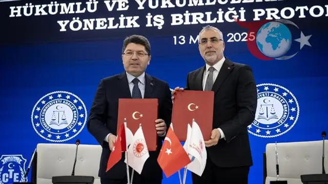 Ankara'da Adalet ve Çalışma Bakanlıkları İşbirliği Protokolü İmzaladı