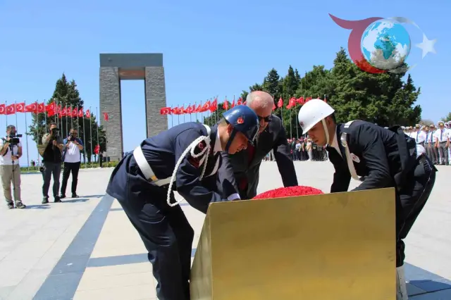 15 Temmuz Demokrasi ve Milli Birlik Günü'nde Çanakkale'de Anma Töreni Coşkusu