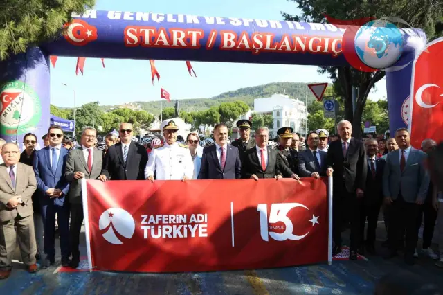 8. Geleneksel 15 Temmuz Bisiklet Yarışı, Marmaris'te Nefes Kesti