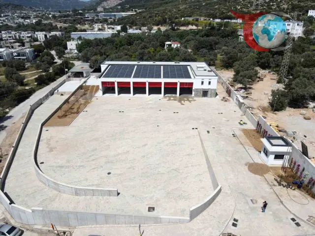Bodrum'da Yeni İtfaiye Hizmet Binası Güvenliği Arttırıyor