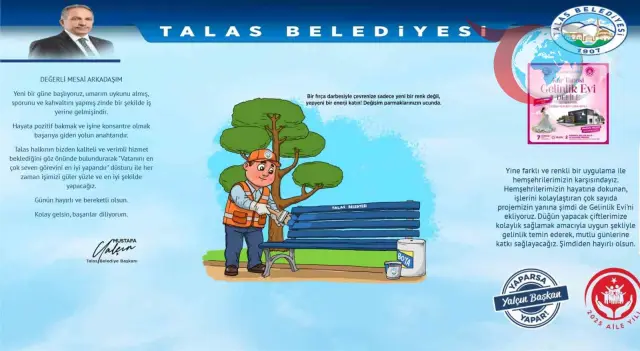 Talas Belediyesi’nden Çalışanlarına Moral Desteği: Günlük Başkan Mesajları