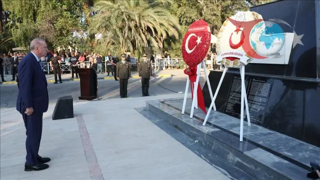 Erdoğan, Kıbrıs Barış Harekatı'nın 51. Yılında Lefkoşa'da