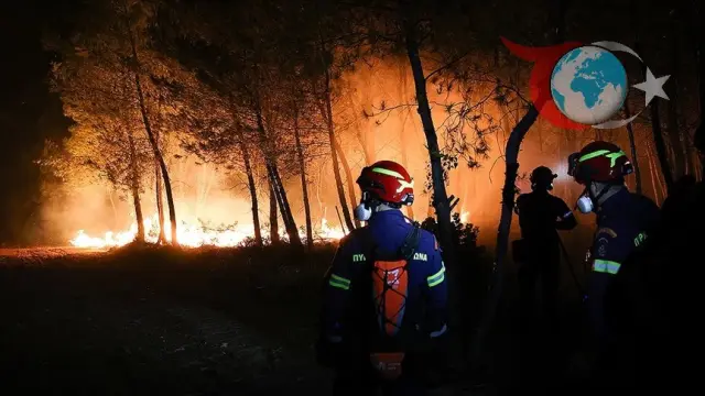 Avrupa Orman Yangınlarıyla Mücadele Ediyor
