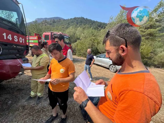 Gençlerden Orman Yangını Kahramanlarına Duygu Yüklü Mektuplar