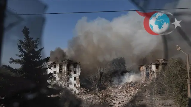Ukrayna'da Gece Boyunca Süren İHA Saldırıları ve Kiev'deki Yıkım