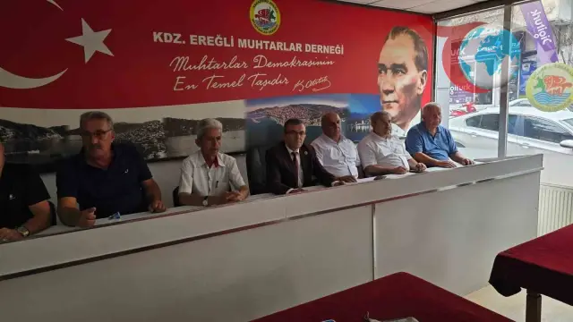Ereğli Muhtarlar Derneği'nden Basına Kahvaltılı Toplantı