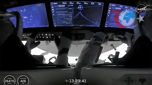 NASA ve SpaceX İşbirliğiyle Crew-11 ISS'e Ulaştı