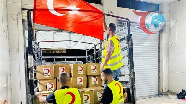 Türk Kızılay'ın Gazze ve Batı Şeria'daki İnsani Yardım Çalışmaları