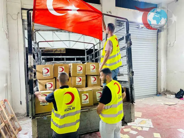 Türk Kızılay'dan Filistin'e Dev Yardım: Bin 200 Gıda Kolisi Teslim Edildi