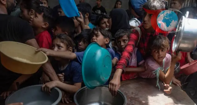 Gazze'de Abluka Altındaki Siviller Açlık Krizi ile Mücadele Ediyor