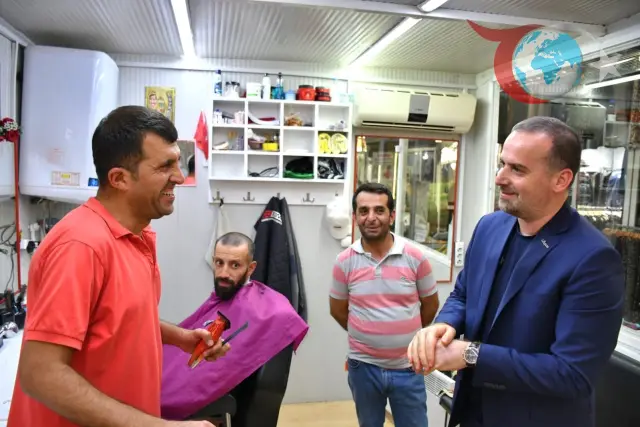 MAGİNDER Başkanı Esnafa Destek İçin Kanalboyu'nu Ziyaret Etti