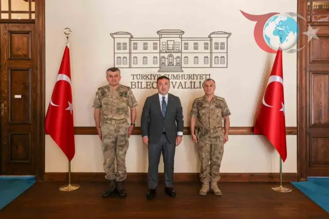 Bilecik'te Görev Değişimi: Jandarma Komutanlarından Veda Ziyareti